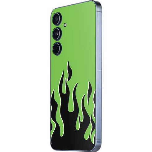 Green Flames Galaxy A36 5G Skin