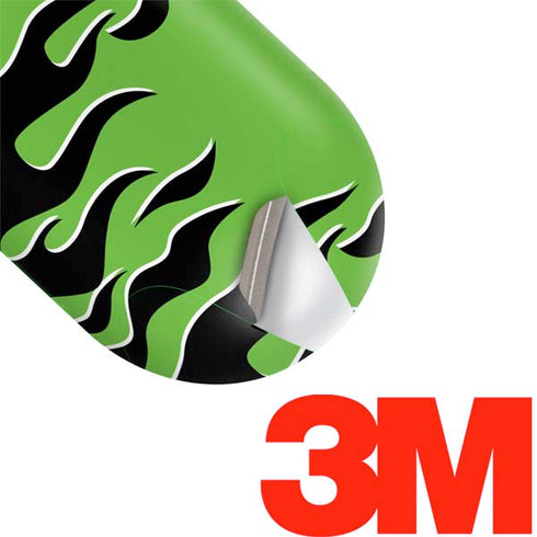 Green Flames Galaxy Buds Plus Skin