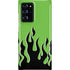 Green Flames Galaxy Cases