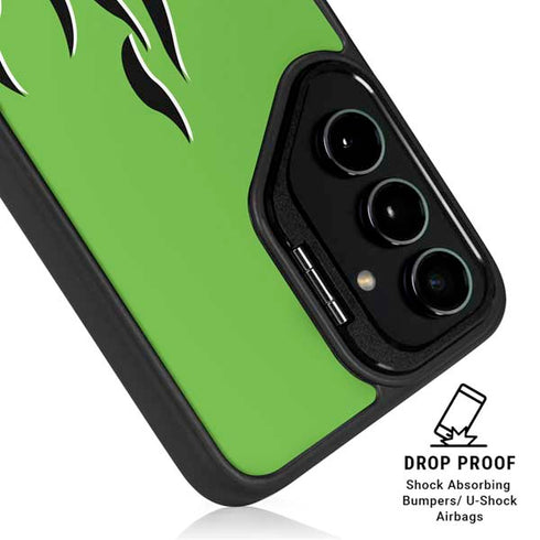 Green Flames Galaxy S24 FE Kickstand Case
