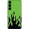 Green Flames Galaxy S25 Plus Skin