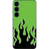 Green Flames Galaxy S25 Skin