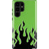 Green Flames Galaxy S25 Ultra Impact Case