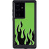 Green Flames Galaxy S24 Ultra Waterproof Case