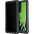 Green Flames Galaxy S24 Ultra Waterproof Case