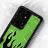 Green Flames Galaxy S24 Ultra Waterproof Case
