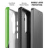Green Flames Galaxy S26 Plus Impact Case