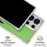 Green Flames Galaxy S26 Ultra Clear Case