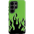 Green Flames Galaxy S26 Ultra Impact Case