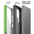 Green Flames Galaxy S26 Ultra Impact Case