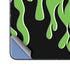 Green Flames Galaxy Z Fold5 5G Skin