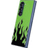 Green Flames Galaxy Z Fold6 Skin