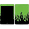 Green Flames iPad Skins