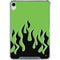 Green Flames iPad 11th Gen (2025) Clear Case