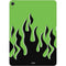 Green Flames Apple iPad Air Skin