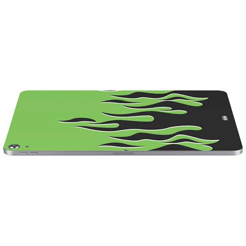 Green Flames Apple iPad Air Skin