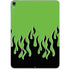Green Flames Apple iPad Pro Skin