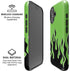 Green Flames iPhone 16 Plus Magsafe Impact Case