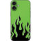 Green Flames iPhone 16 Plus Skin