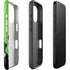Green Flames iPhone 16 Pro Impact Case