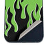 Green Flames iPhone 16 Skin