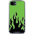 Green Flames iPhone 16e Clear Case