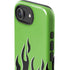 Green Flames iPhone 16e Impact Case