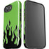 Green Flames iPhone 16e Impact Case
