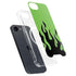 Green Flames iPhone 16e MagSafe Case
