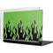 Green Flames MacBook Cases