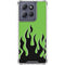 Green Flames Moto G 5G (2025) Clear Case
