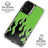 Green Flames Moto G Power 5G (2024) Clear Case