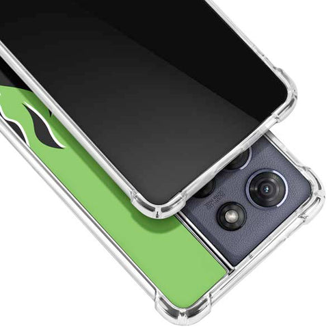 Green Flames Moto G Stylus 5G (2025) Clear Case