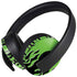 Green Flames PlayStation 4 Gold Wireless Headset Skin