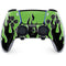 Green Flames PS5 DualSense Edge Pro Controller Skin