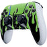 Green Flames PS5 DualSense Edge Pro Controller Skin
