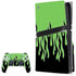 Green Flames PS5 Pro Disk Bundle Skin