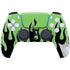 Green Flames PS5 Pro Disk Bundle Skin