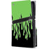 Green Flames PS5 Pro Disk Console Skin