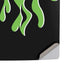 Green Flames PS5 Pro Disk Console Skin