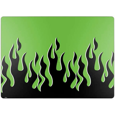 Green Flames Surface Laptop 7 13.8in Skin