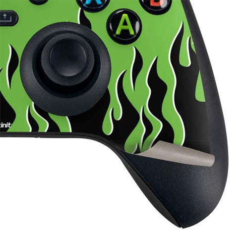 Green Flames Xbox Series X Bundle Skin
