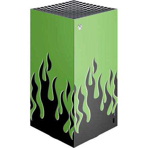Green Flames Xbox Series X Skins