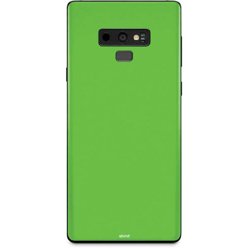 Green Galaxy Note 9 Skin