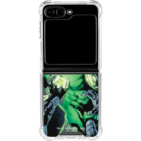 DC Comics Green Lantern Blackest Night, Vol 1 Cover by Ivan Reis Galaxy Z Flip6 Clear Case