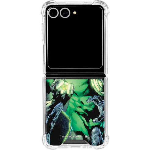 DC Comics Green Lantern Blackest Night, Vol 1 Cover by Ivan Reis Galaxy Z Flip7 Clear Case