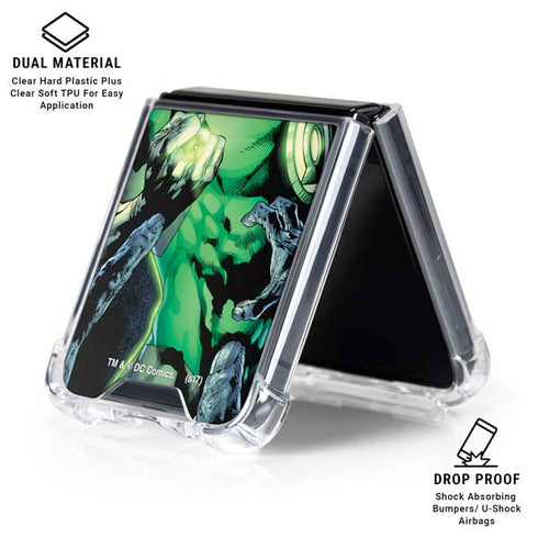 DC Comics Green Lantern Blackest Night, Vol 1 Cover by Ivan Reis Galaxy Z Flip7 Clear Case