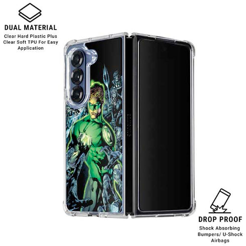 DC Comics Green Lantern Blackest Night, Vol 1 Cover by Ivan Reis Galaxy Z Fold7 Clear Case