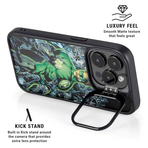 DC Comics Green Lantern Blackest Night, Vol 1 Cover by Ivan Reis iPhone 13 Pro Kickstand Case