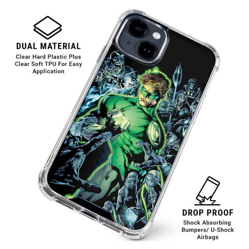 DC Comics Green Lantern Blackest Night, Vol 1 Cover by Ivan Reis iPhone 15 Clear Case